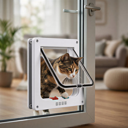 Milo – Sichere Katzenklappe mit 4-Wege-Schloss