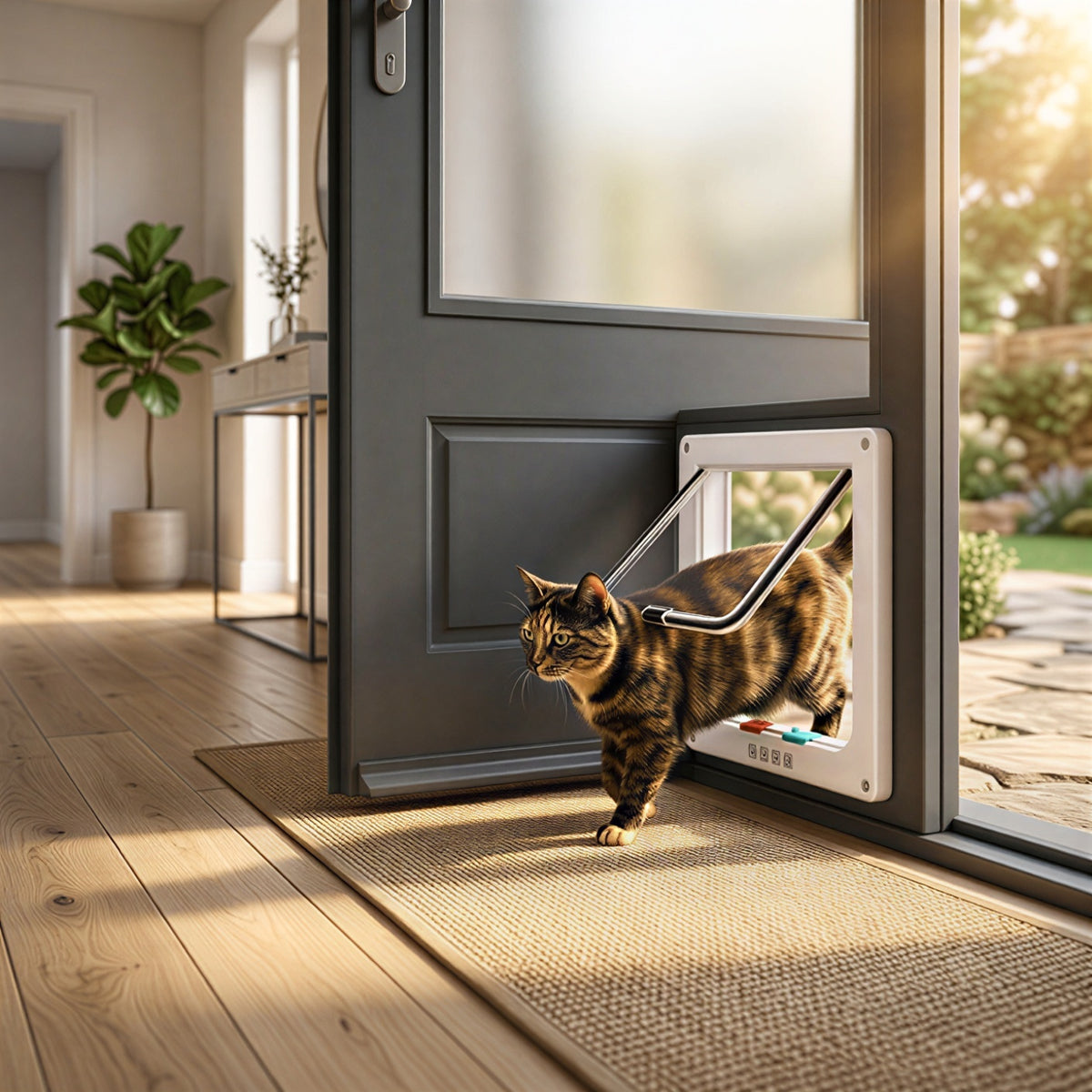 Milo – Sichere Katzenklappe mit 4-Wege-Schloss